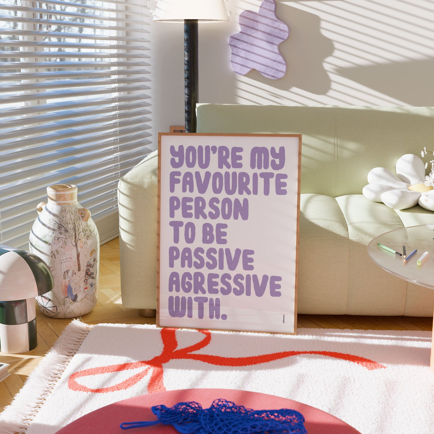 Favourite Person | Passive Aggressive Typography Print