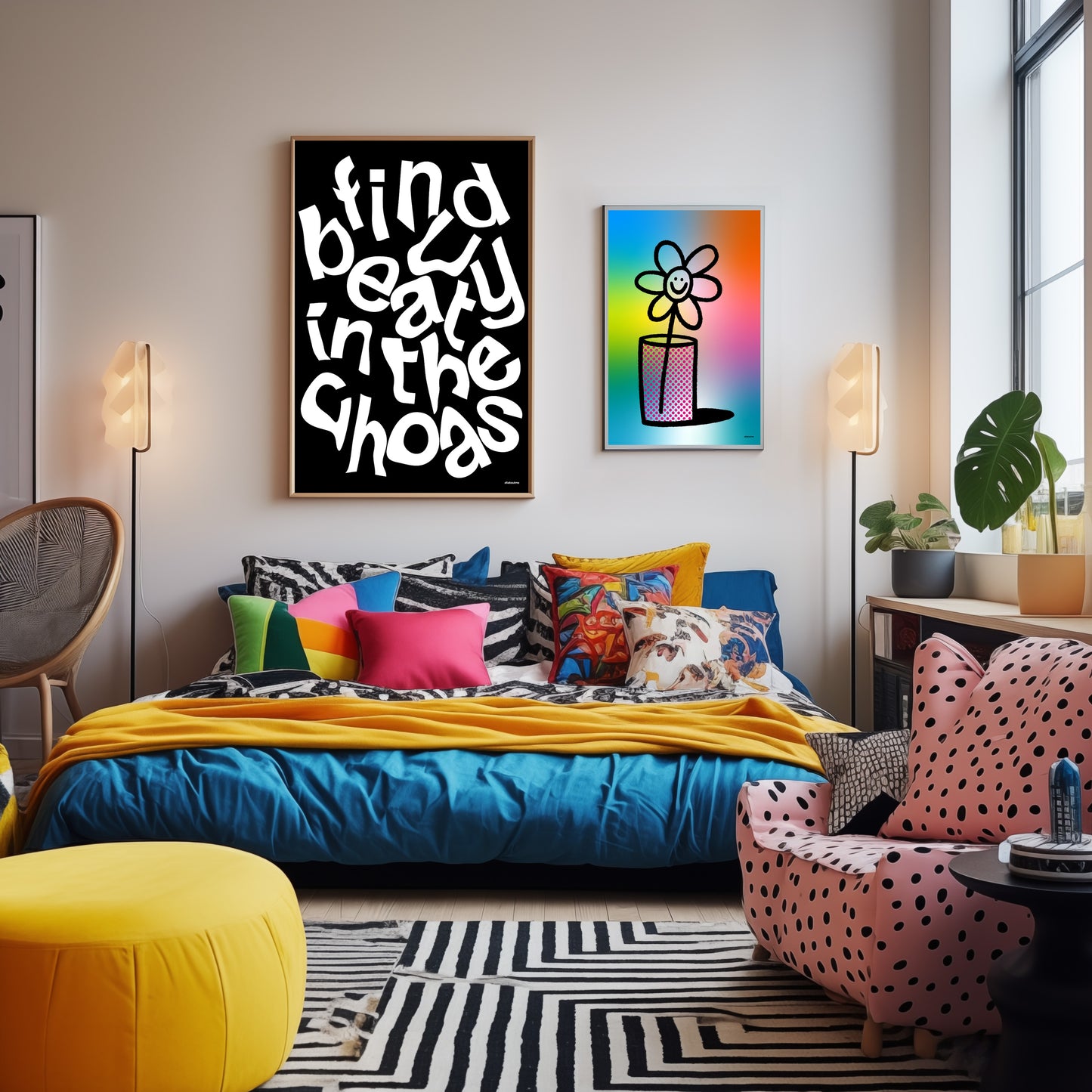 Find Beauty in the Chaos Print