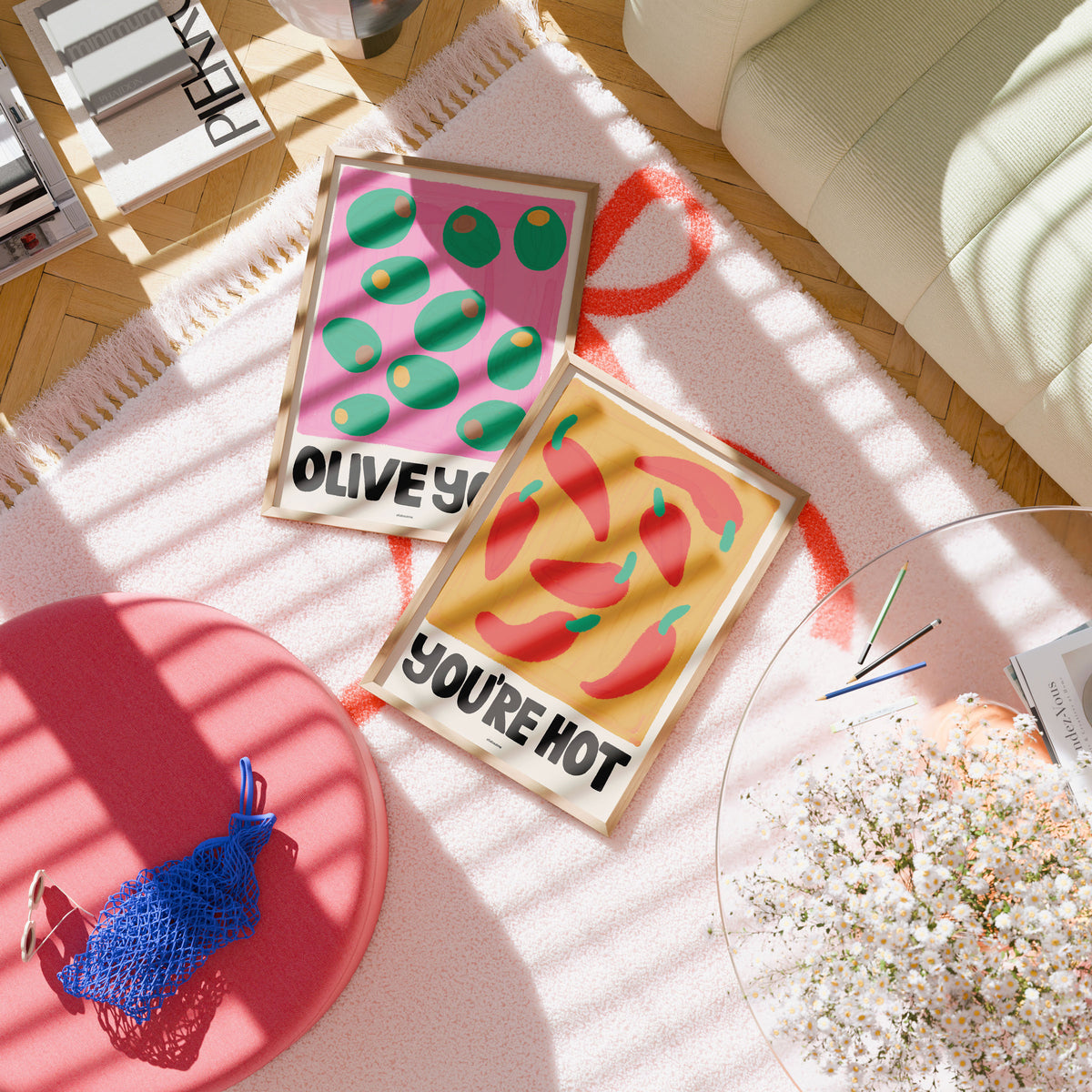 Olive You | Playful Love Print