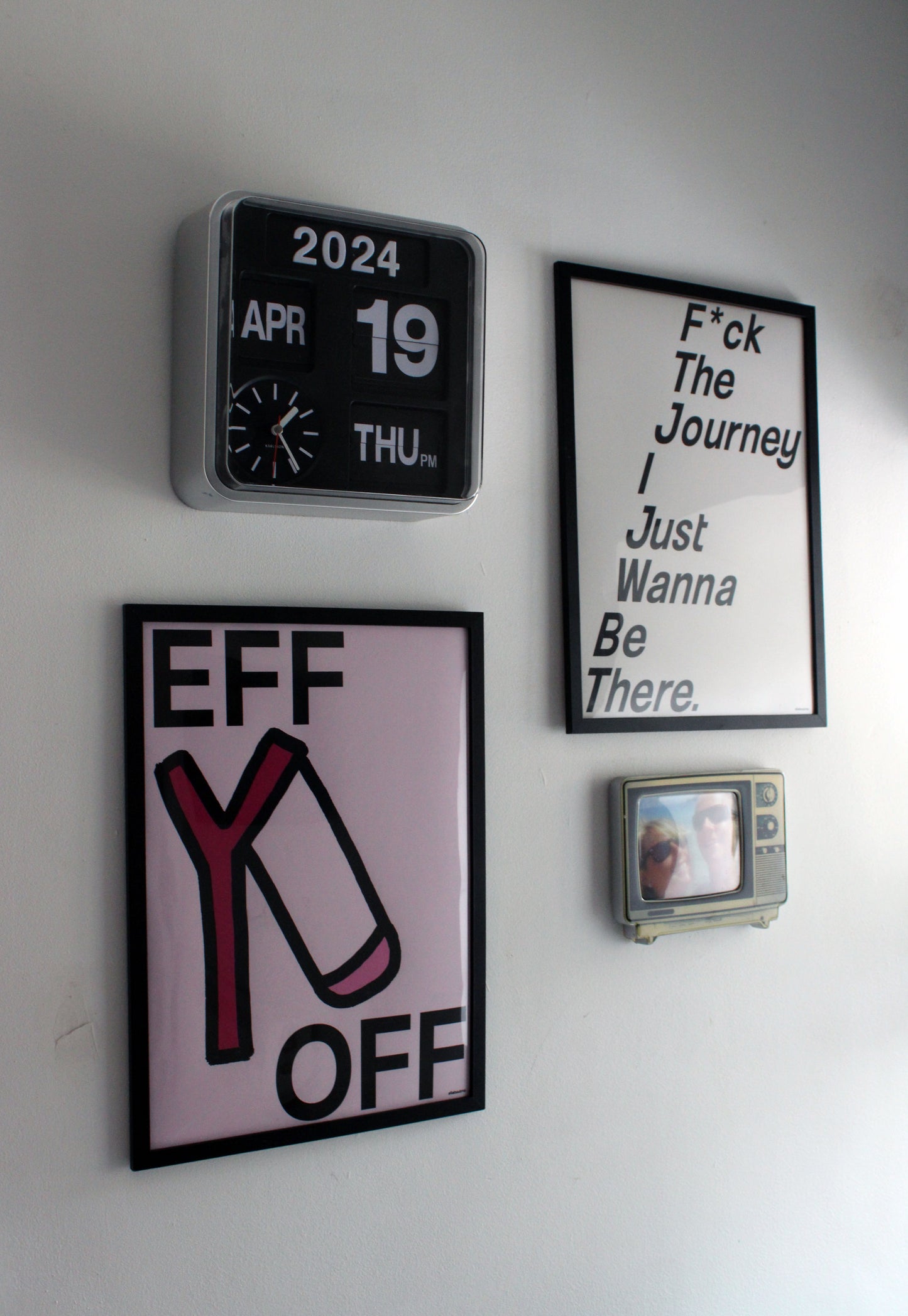 F*ck the Journey Print | Bold Rebellious Typography Print
