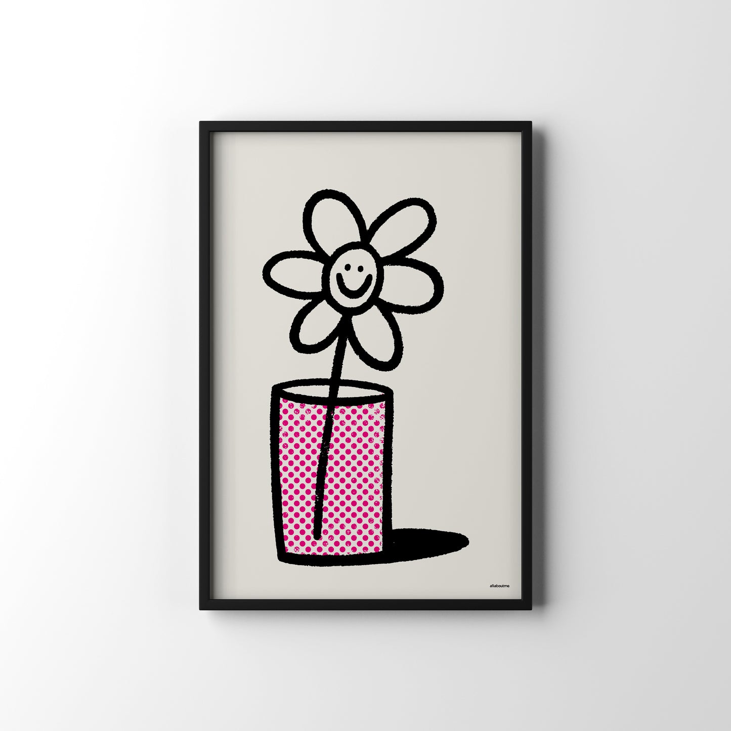 Grow with the Flow Flower Art Print