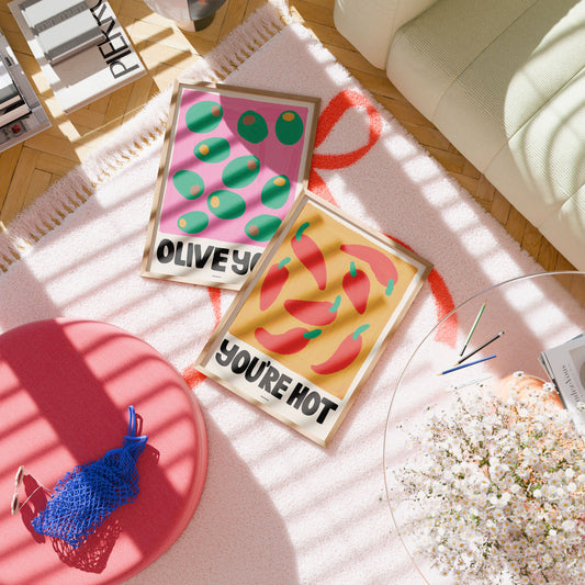 Olive You | Playful Love Print