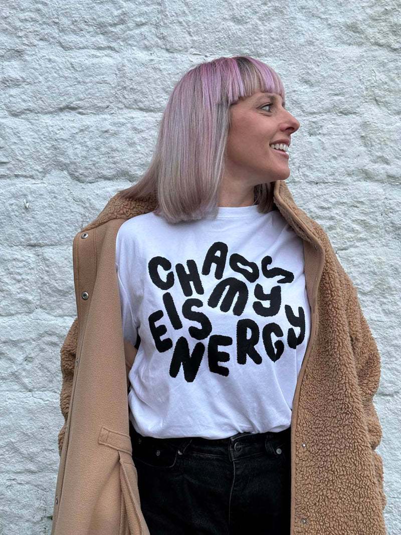 Chaos Is My Energy Long Sleeve T-Shirt | Adults Organic Cotton